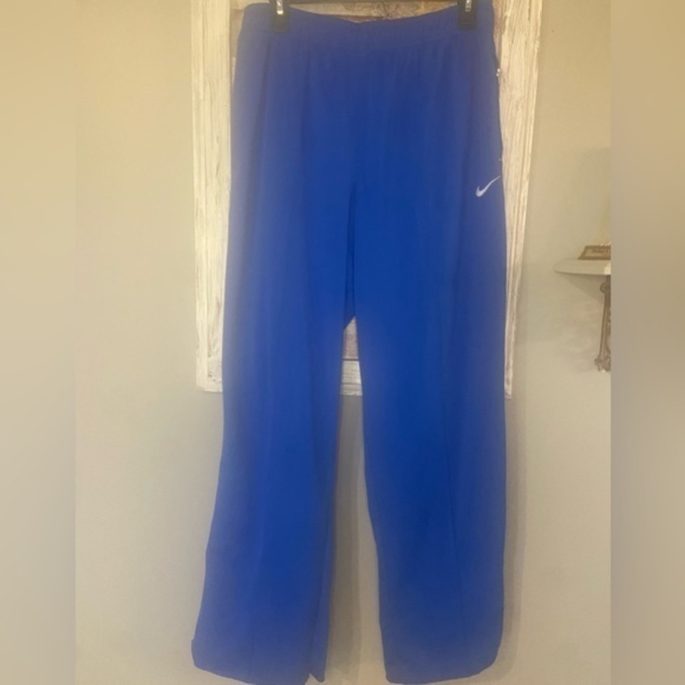 Vintage Nike The Athletic Dept. Sweatpants Blue Men's Size Large Zipped Pockets